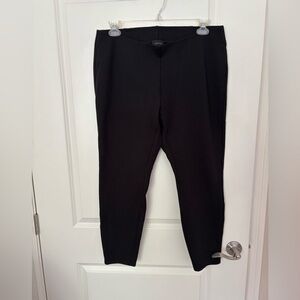 J Jill Wearever Black Crop Pants